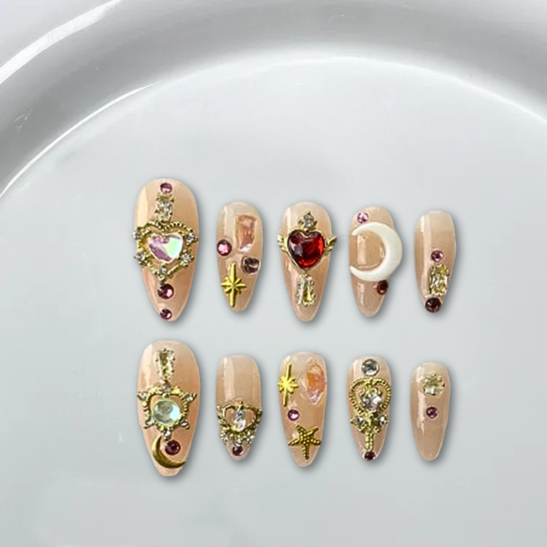 Pretty Cure Almond nails-YL003