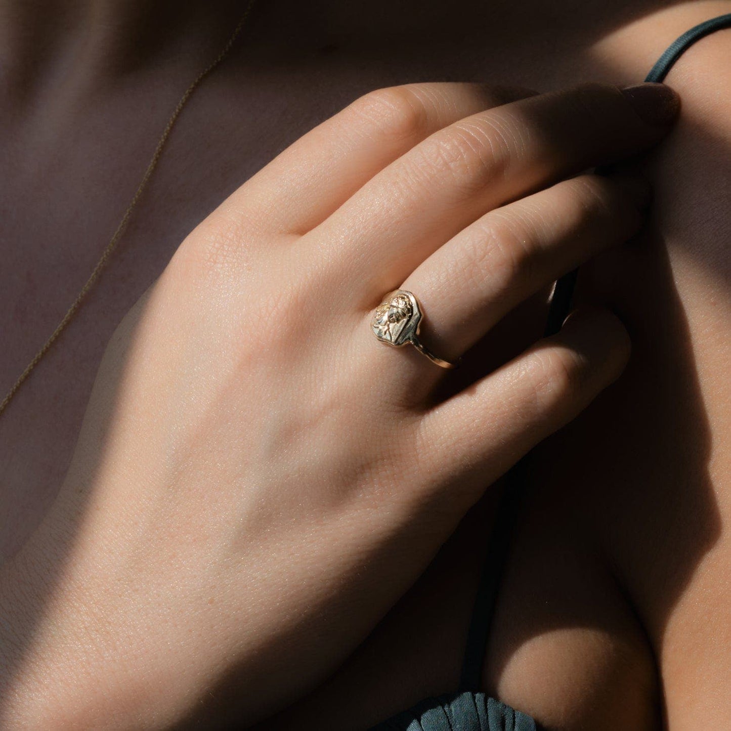 Elegant Molten Silver Ring for Everyday Wear