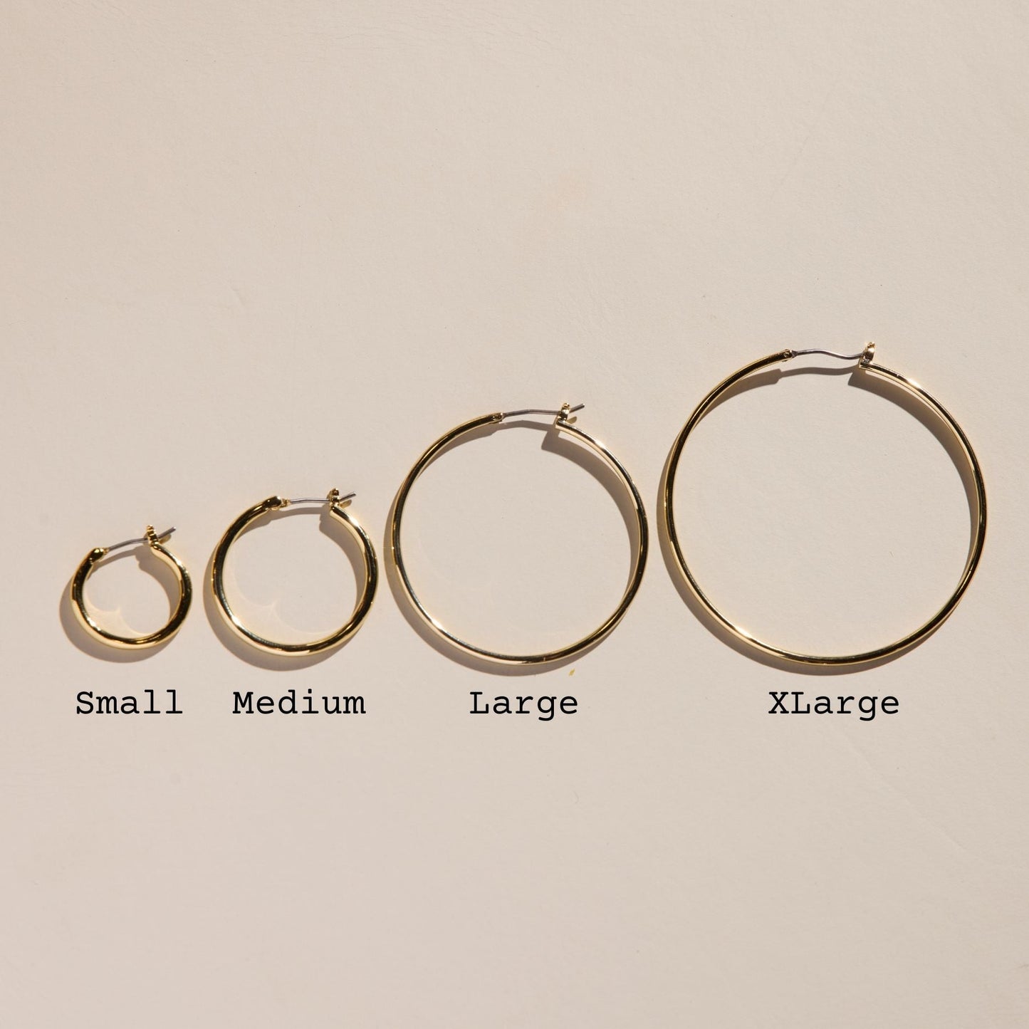 Gold Hoop Earrings with Halo Design