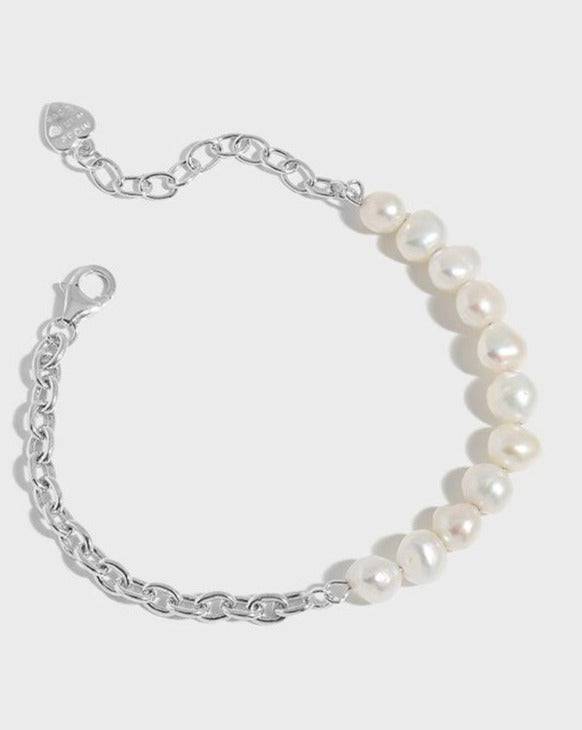 Beaded Pearl Chain Bracelet for Women