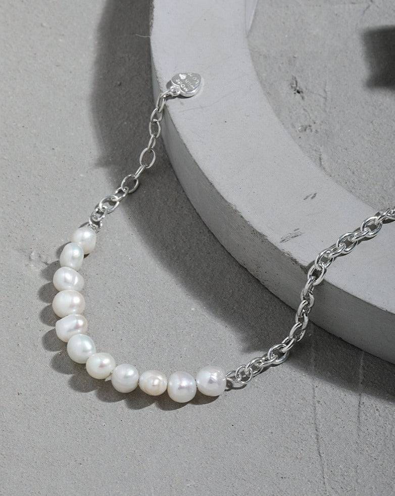 Beaded Pearl Chain Bracelet for Women