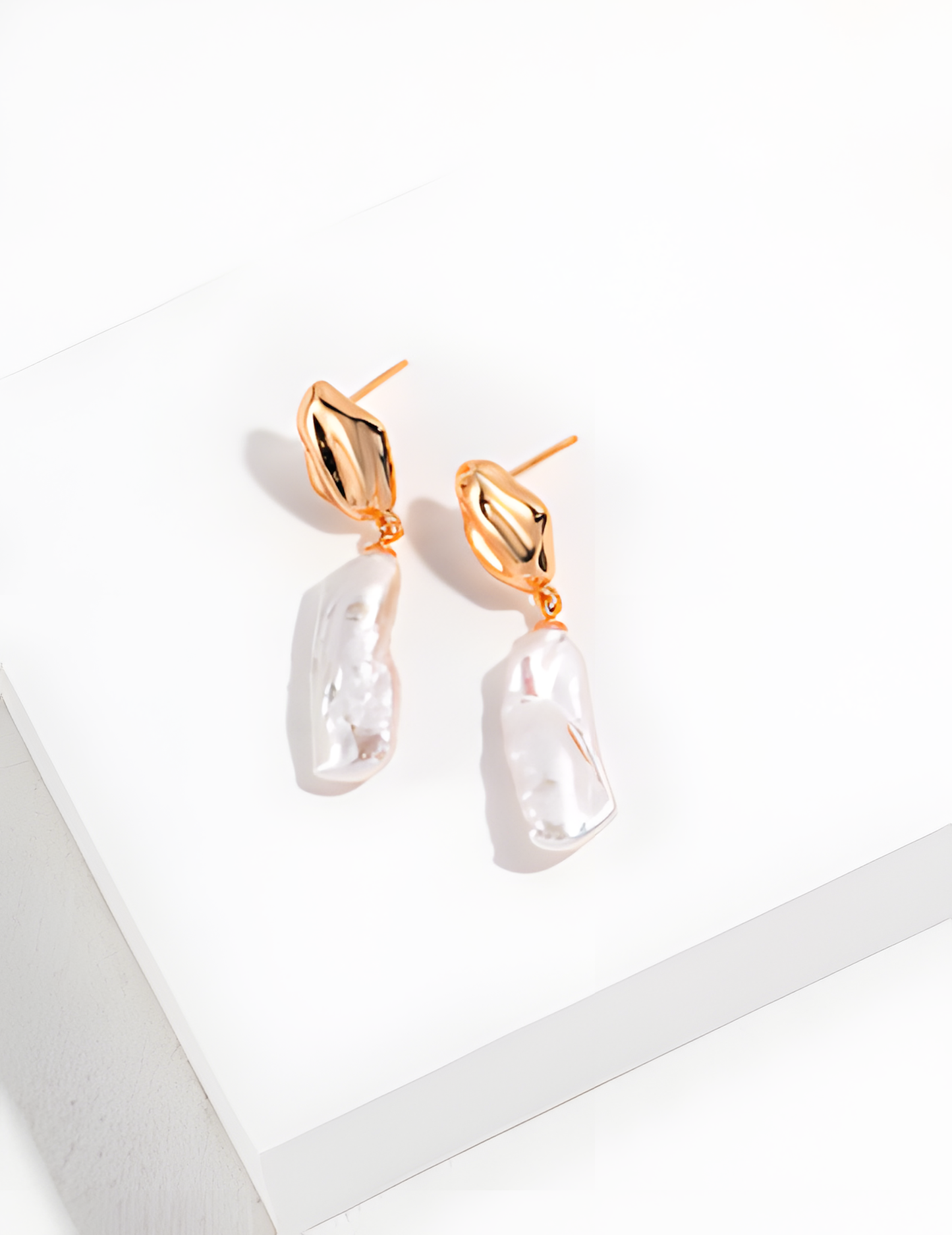 Baroque Pearl Sterling Silver Earrings