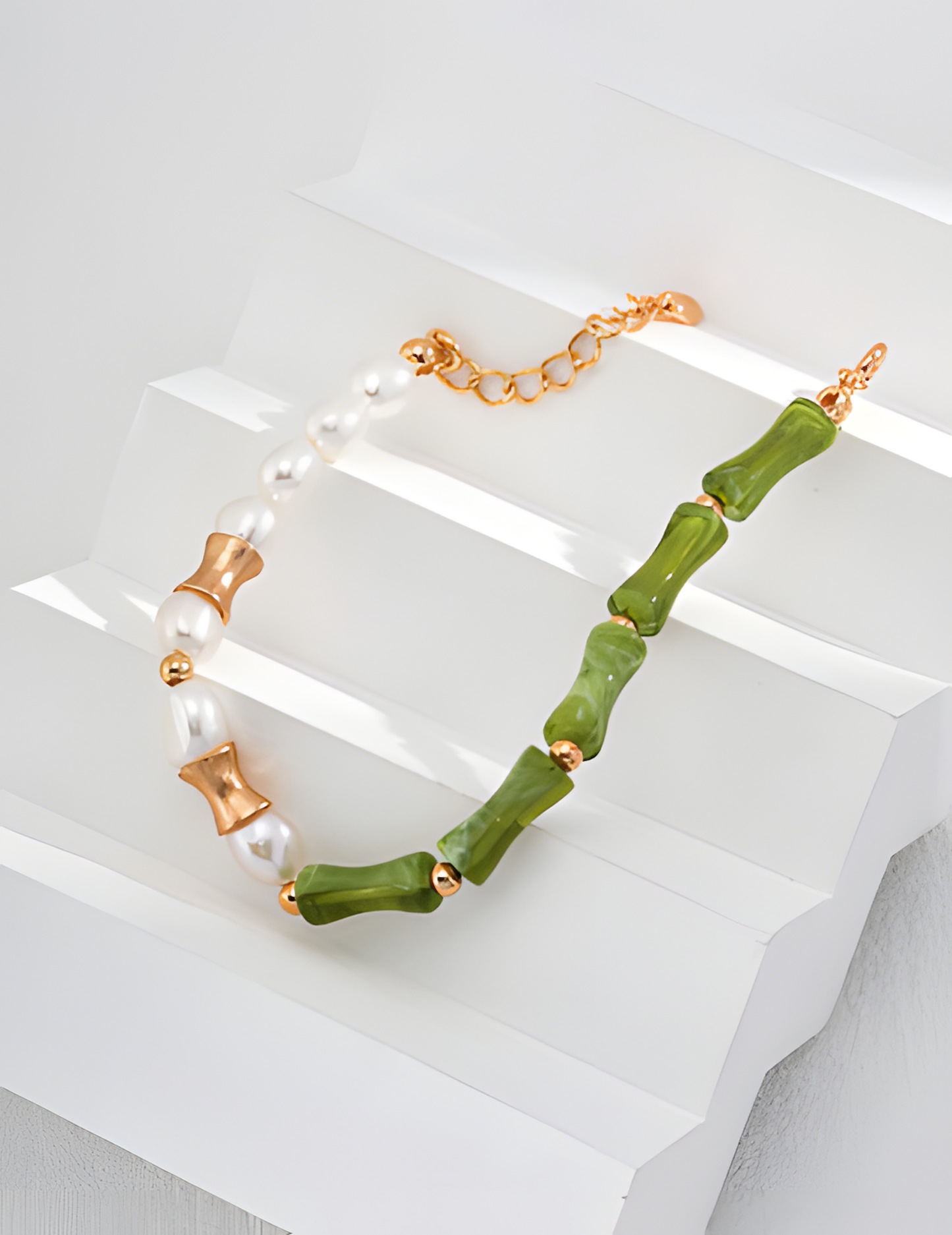 Bamboo Pearl Bracelet