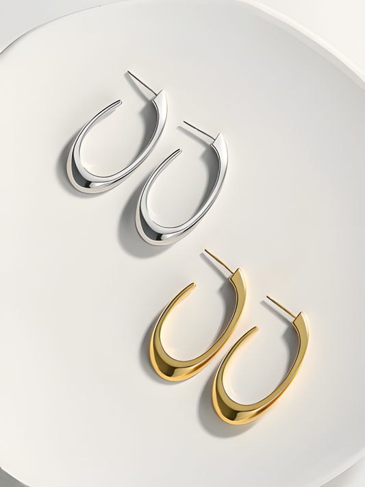 Minimalist Sterling Silver Earrings