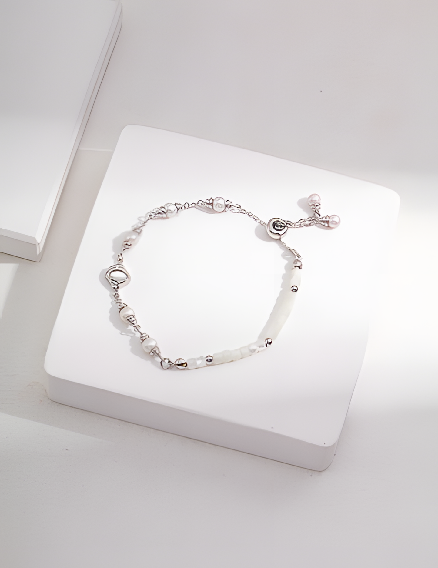 Sterling Silver Mother-of-Pearl Bracelet