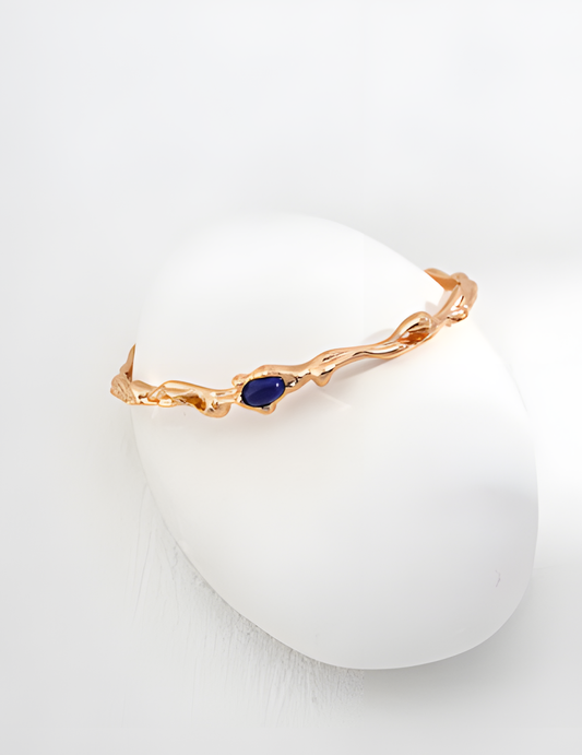 Silver Lapis Lazuli Bracelet