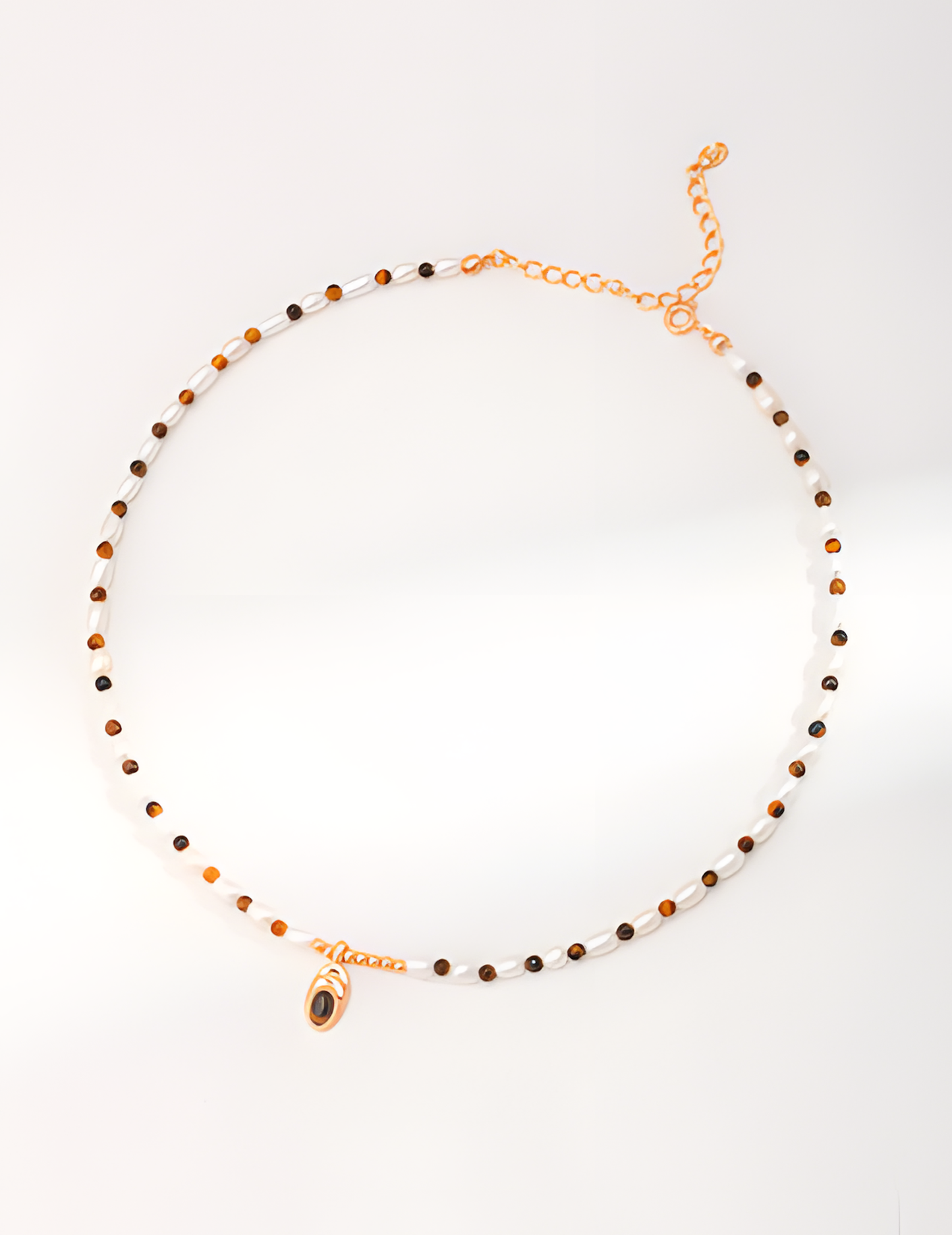 Caramel Color Ethnic Style Necklace