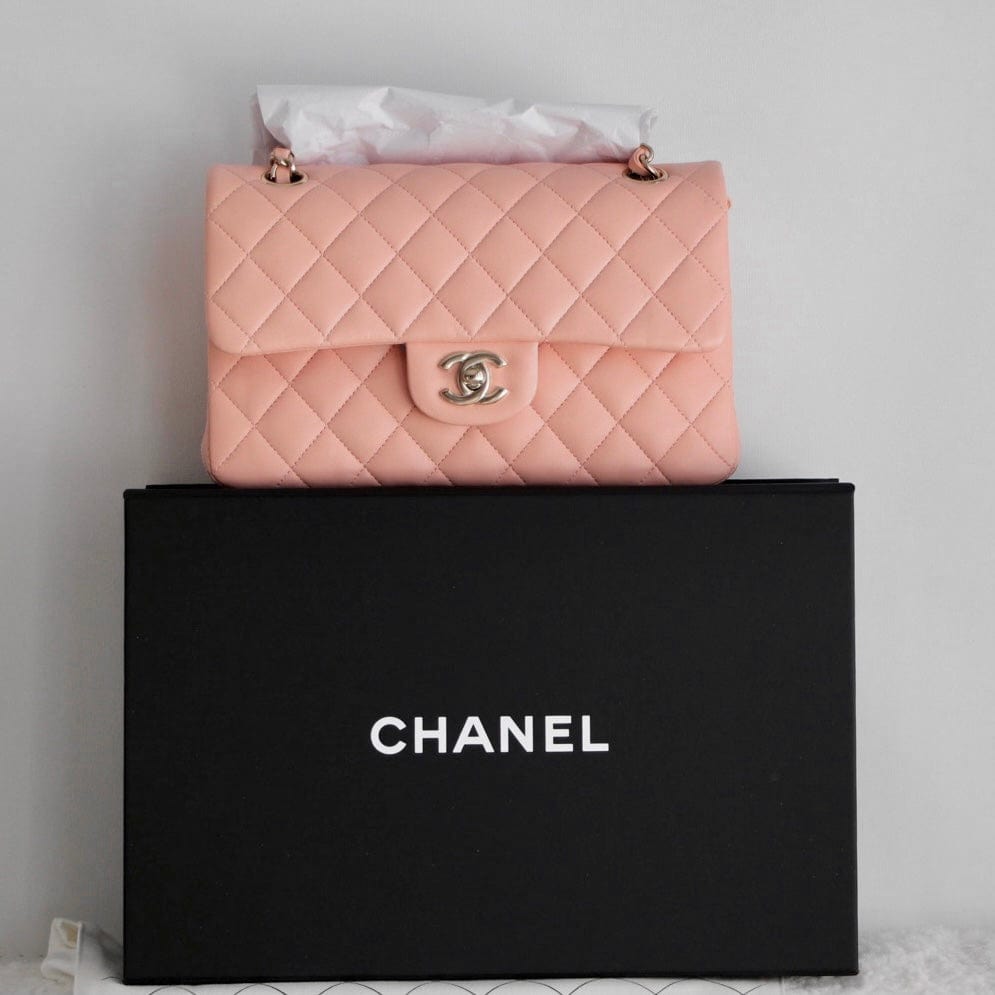 Chanel Lambskin Quilted Small Double Flap Bag