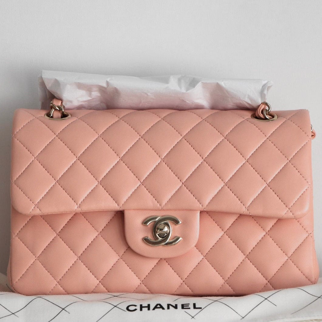 Chanel Lambskin Quilted Small Double Flap Bag