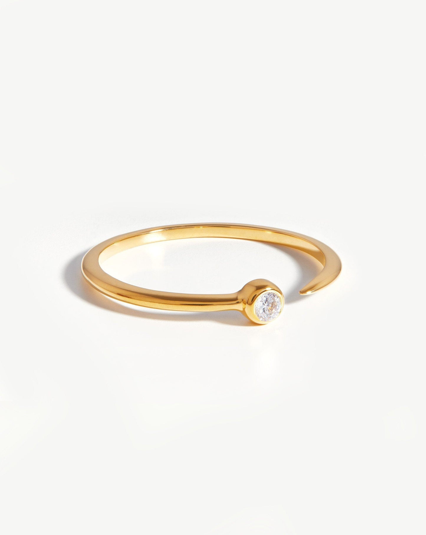 18k Gold Vermeil Cubic Zirconia Interstellar Ring