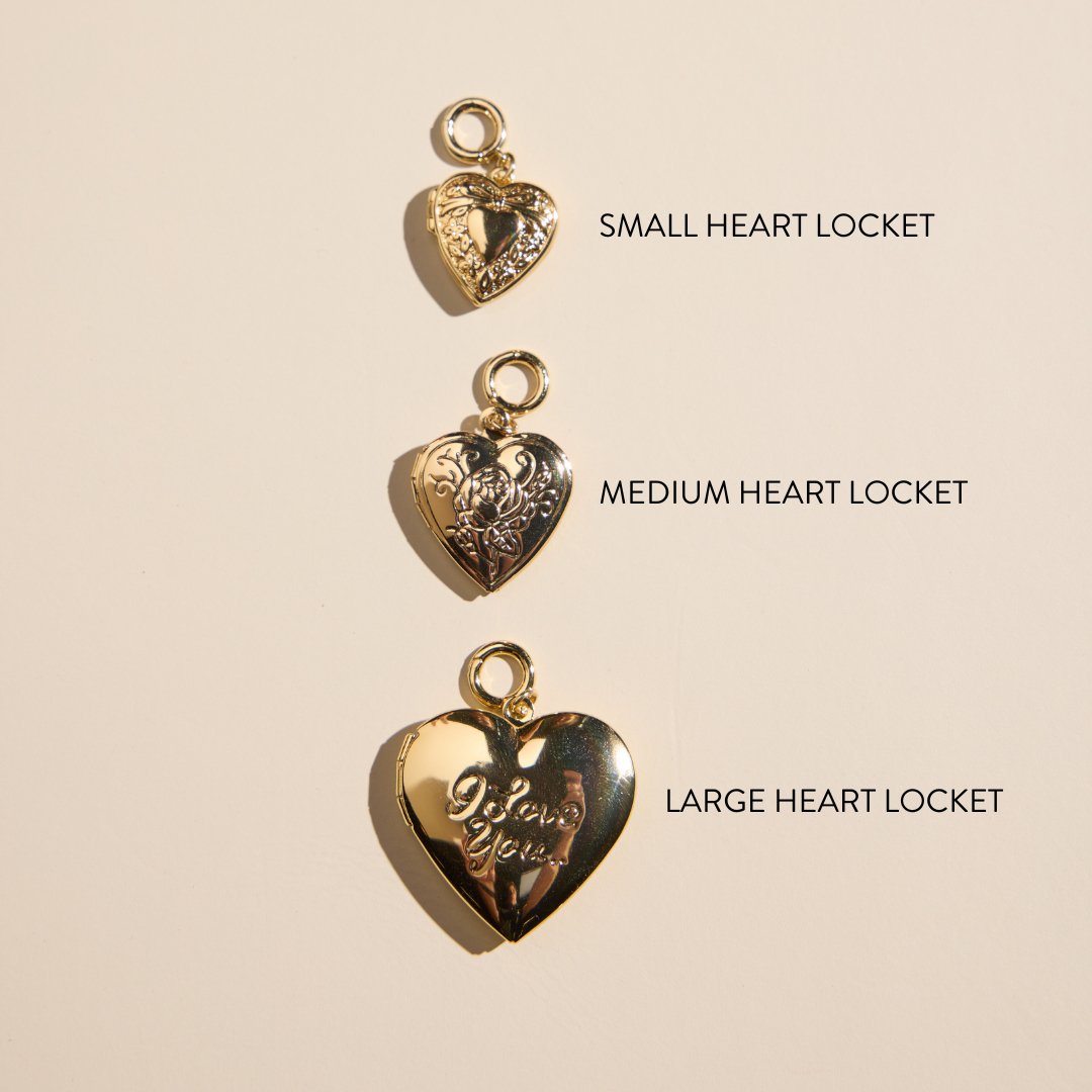 Large Silver Heart Pendant Locket