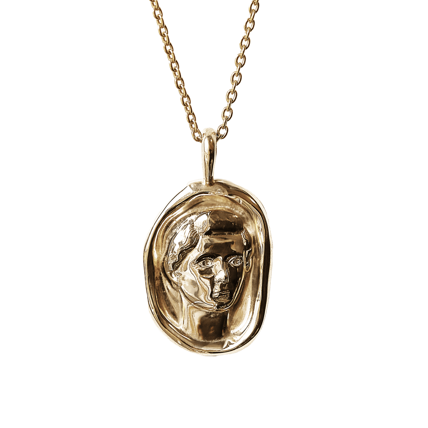 Molten Gold Pendant Necklace for Women 5