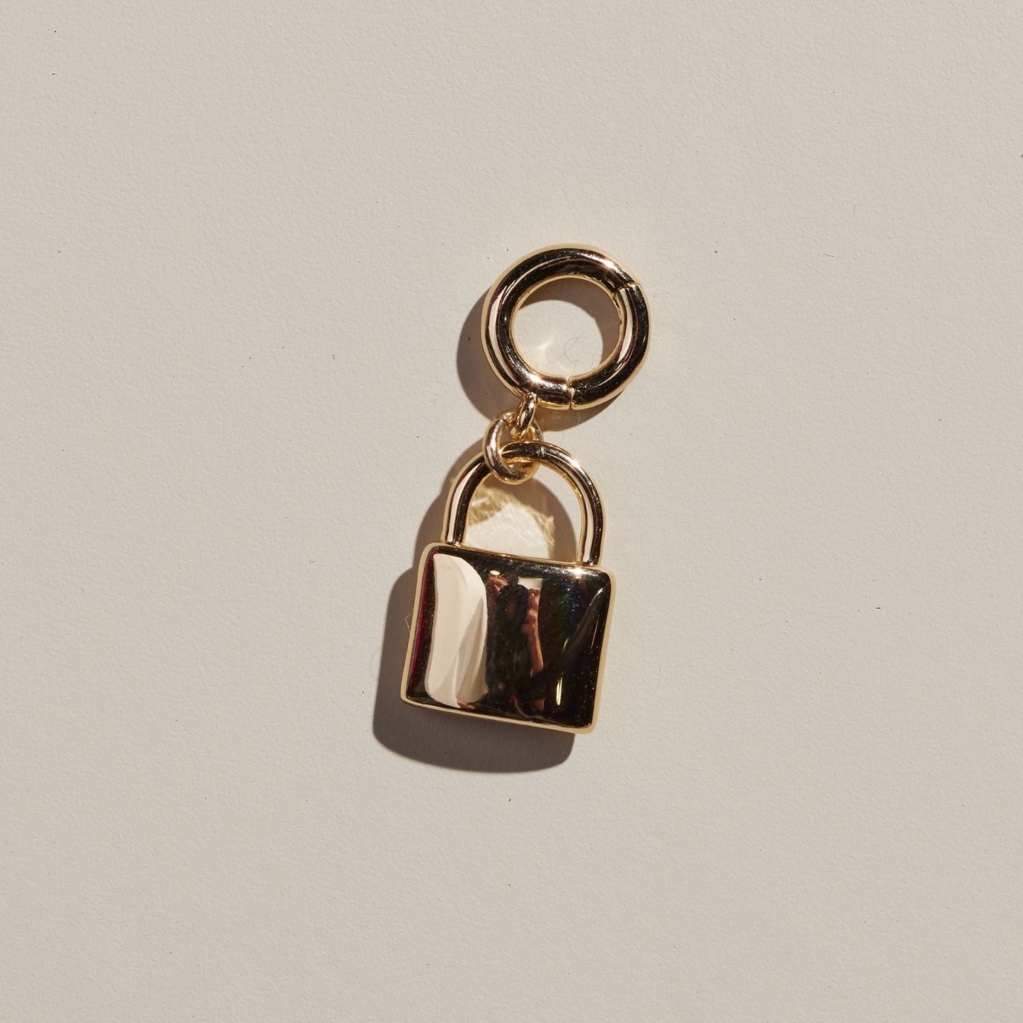 Stylish Lock Charm with Unique Design