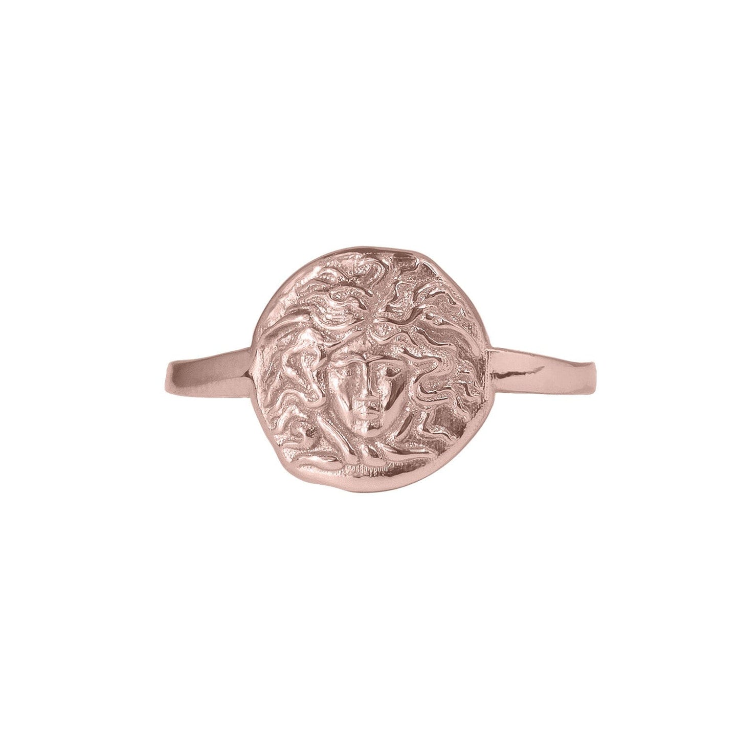 Molten Silver Medusa Style Ring