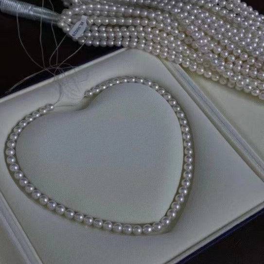 White Freshwater Pearl Necklace 6.5 to 7.5 Millimeters