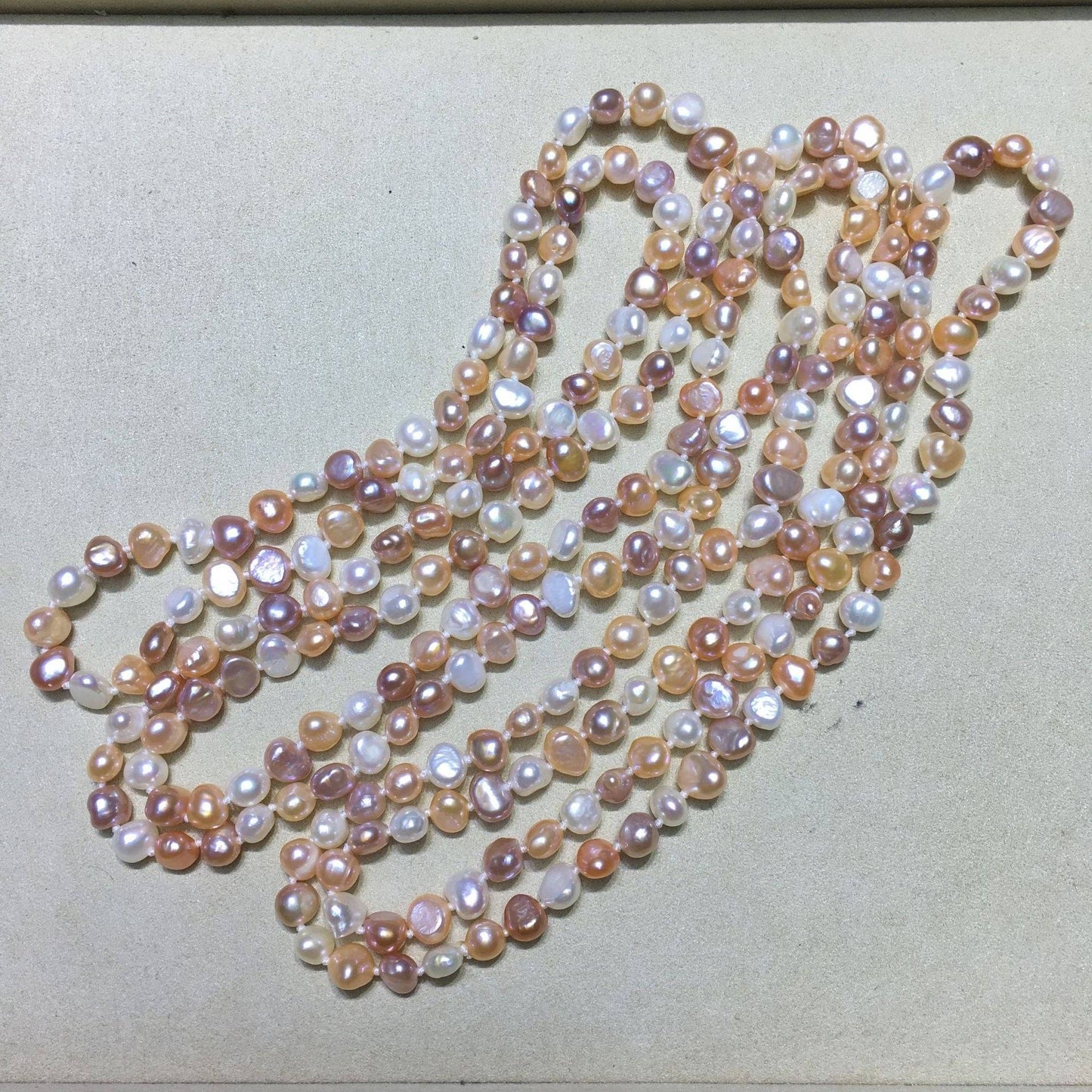 Baroque Freshwater Pearl Necklace 70 Inches Long