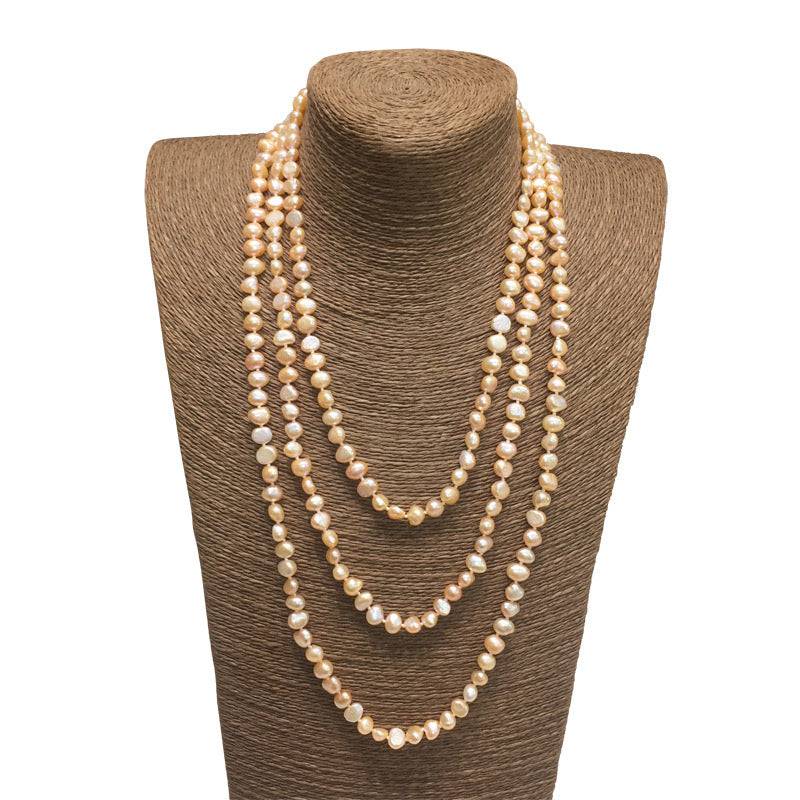 Baroque Freshwater Pearl Necklace 70 Inches Long