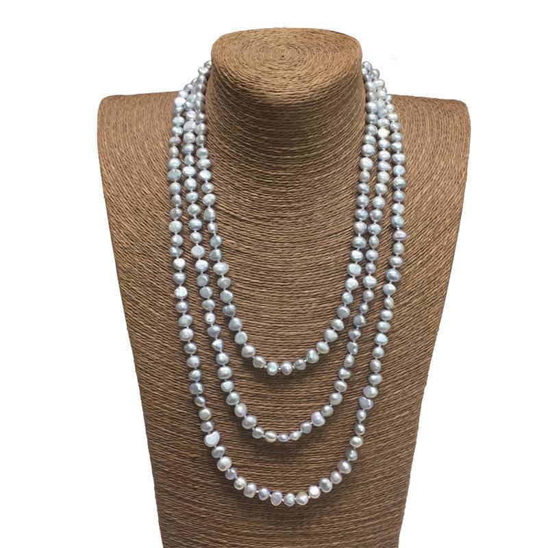 Baroque Freshwater Pearl Necklace 70 Inches Long