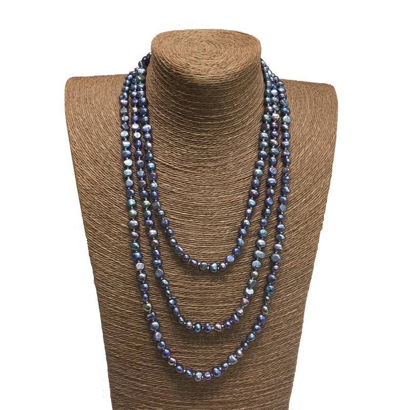 Baroque Freshwater Pearl Necklace 70 Inches Long