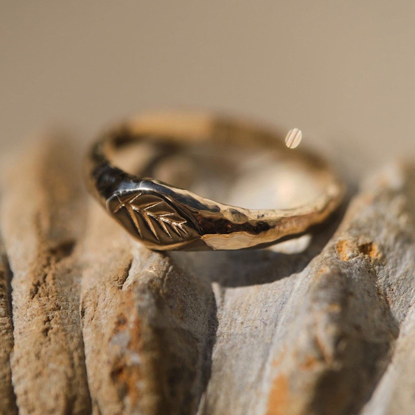 Slim Roman Signet Ring in Silver