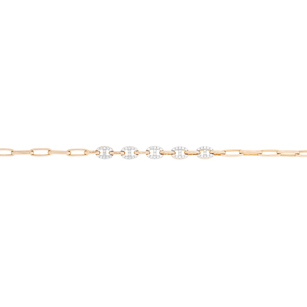 Elegant Diamond Maritime Bracelet for Women