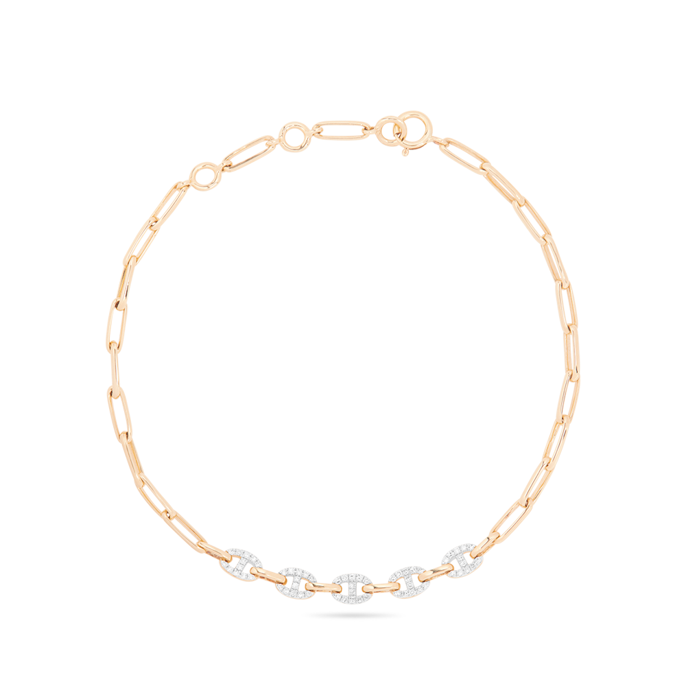 Elegant Diamond Maritime Bracelet for Women