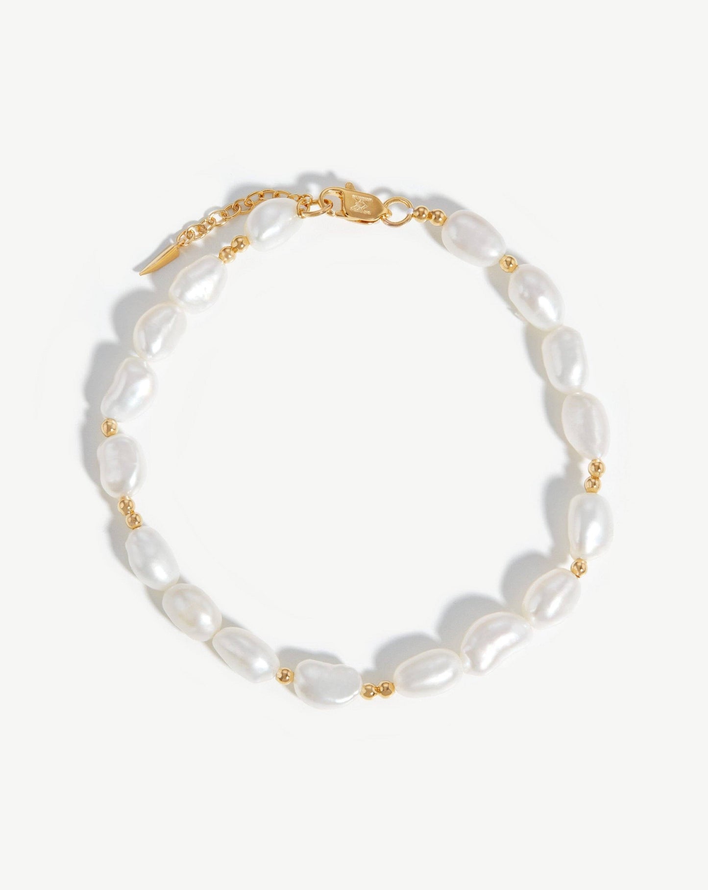 Beaded Pearl Anklet for Stylish Look