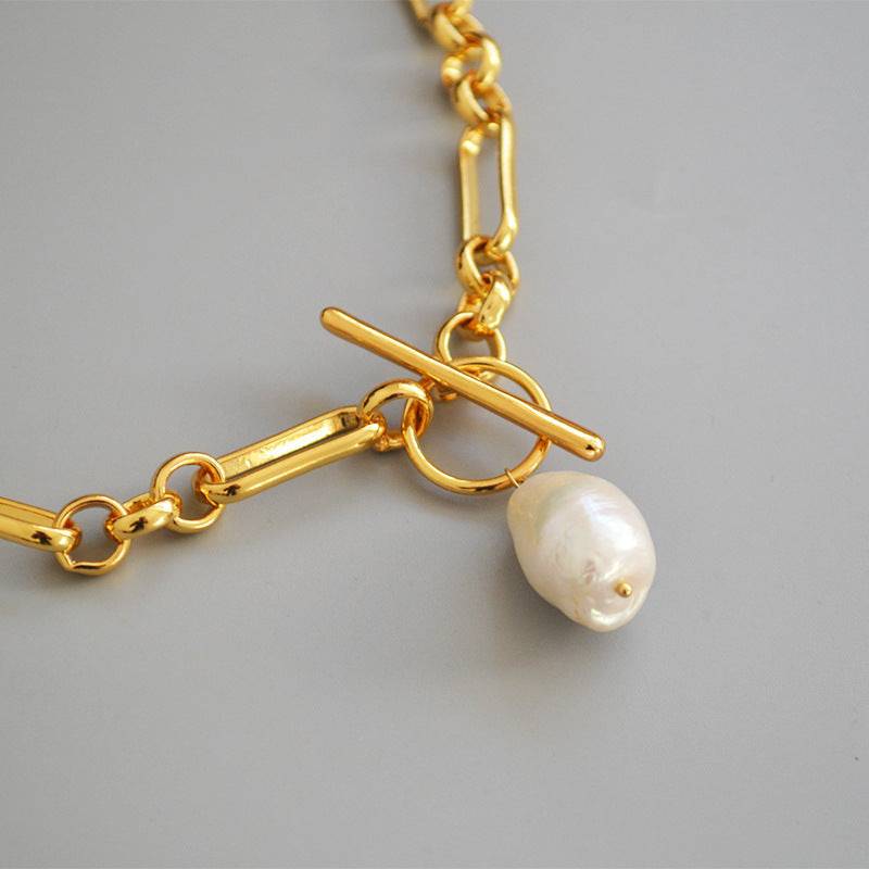 Baroque Pearl Vintage Choker Necklace for Women