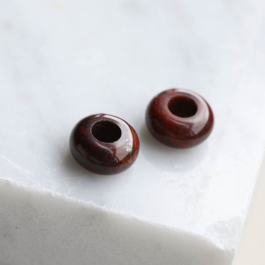 Red Jasper Roma Beads for Jewelry Making