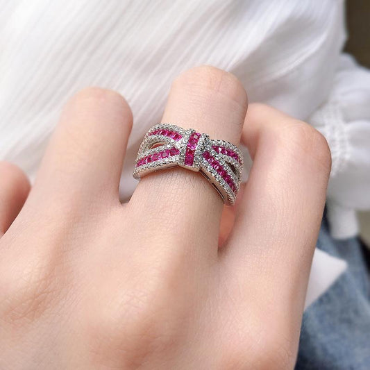 Zirconia Ring with Bright Sparkle Design