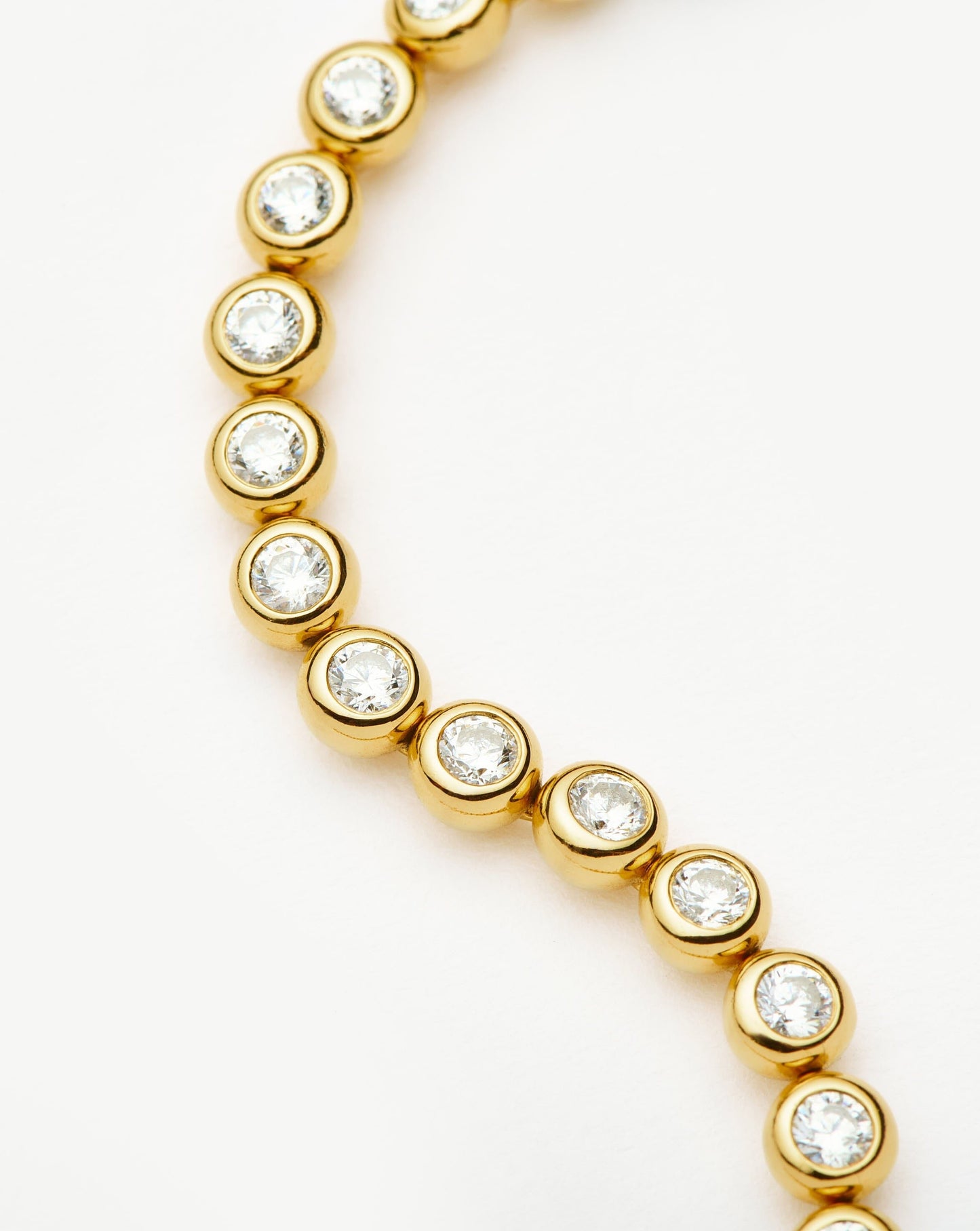 18k Gold Vermeil Cubic Zirconia Tennis Bracelet 2