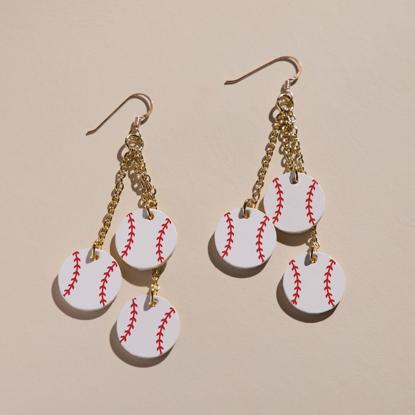 Baseball Earrings in Unique Slugger Style